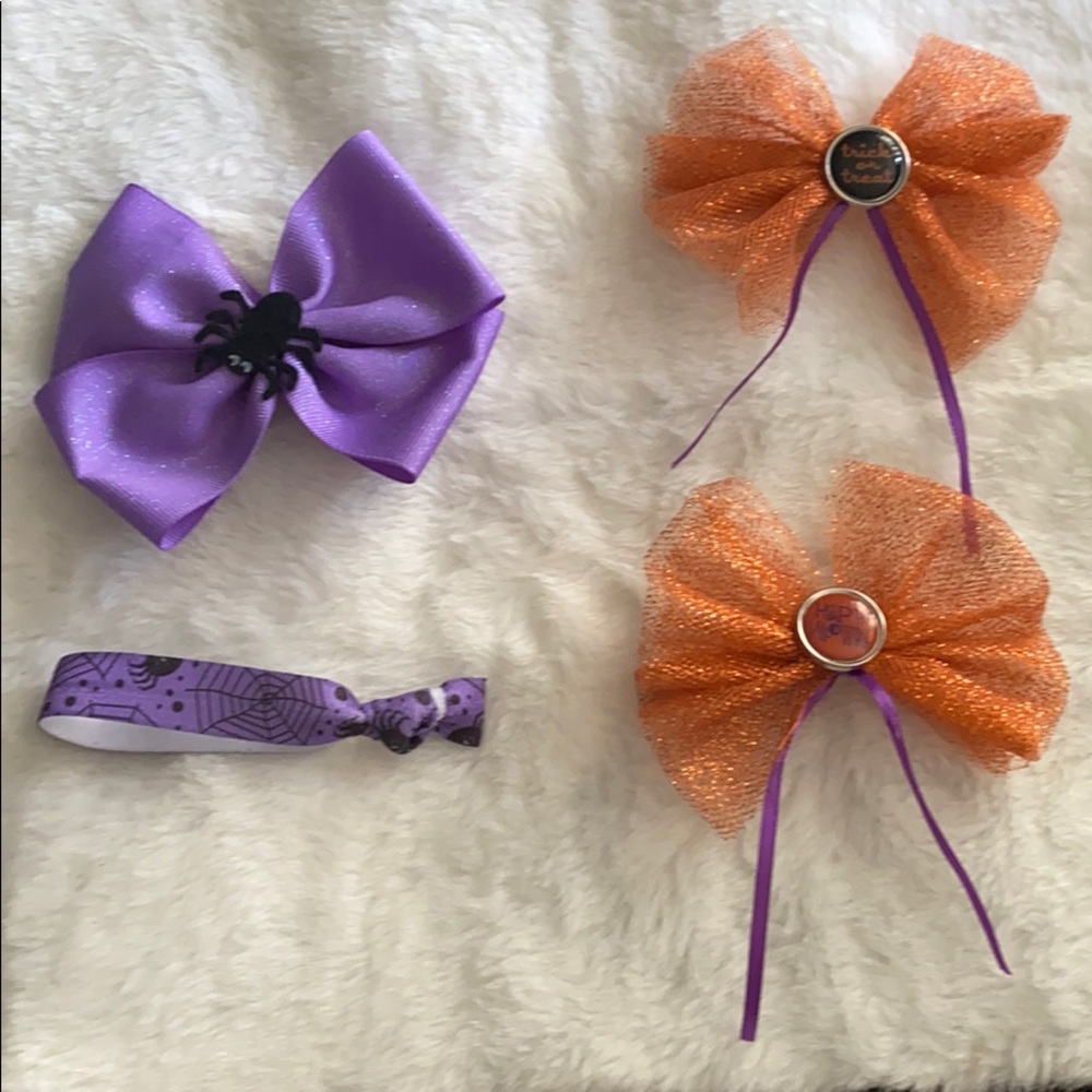 Handmade Halloween bows